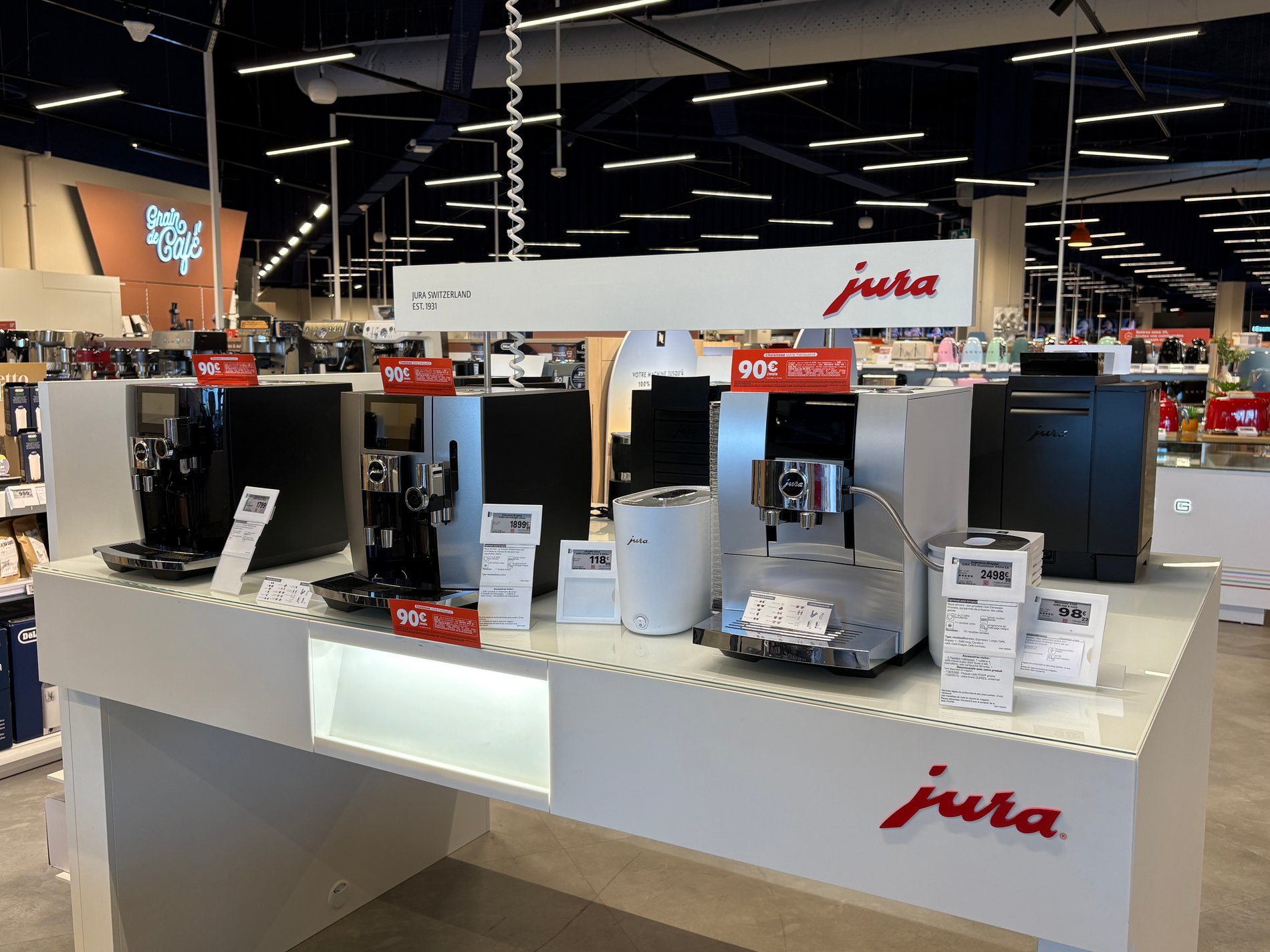 Table broyeurs JURA 2