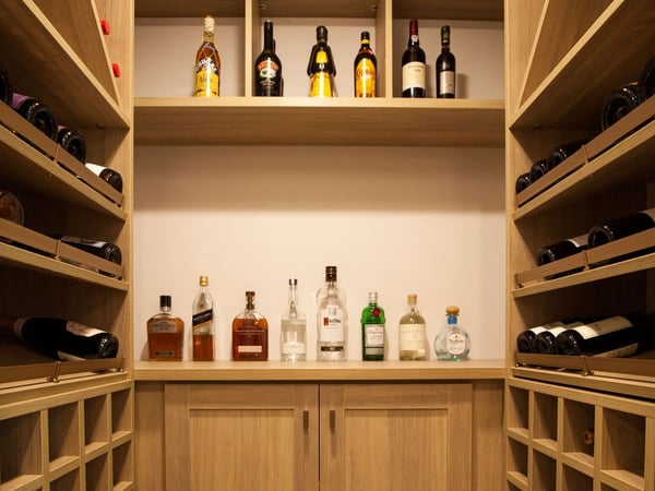Custom Wine Storage with exclusive Wine-X and bottle storage