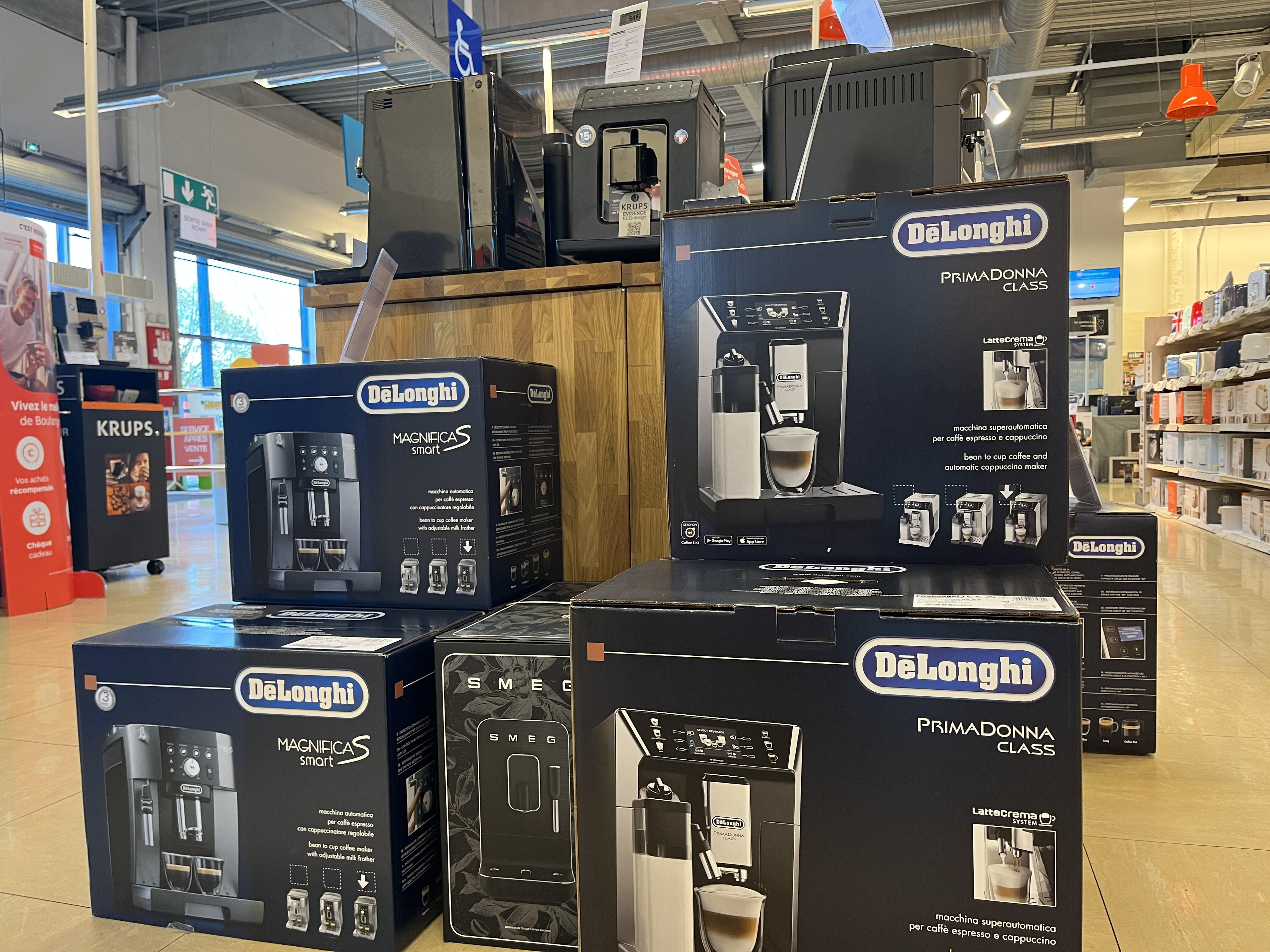 café, grain, broyeur, cafetière, moulu, delonghi, magnifica, dinamica,