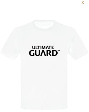 Ultimate Guard – T-Shirt Wordmark Weiss - Ludibrium Shop - Pratteln
