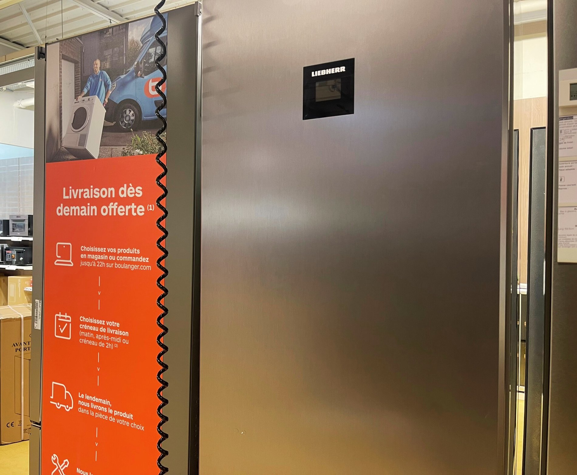 Réfrigérateur Liebherr chez Boulanger Dijon Toison d'Or