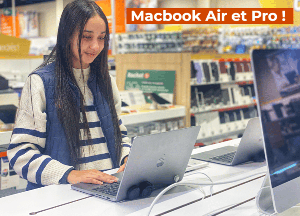 Vous souhaitez changer d’ordinateur portable, venez découvrir tous nos MacBook et iMac dans votre magasin Boulanger Alès !