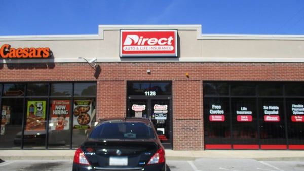 Direct Auto Insurance storefront located at  1128 Murfreesboro Road, Nashville