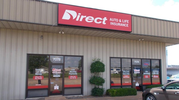 Direct Auto Insurance storefront located at  707 Highway 82 W, Greenwood