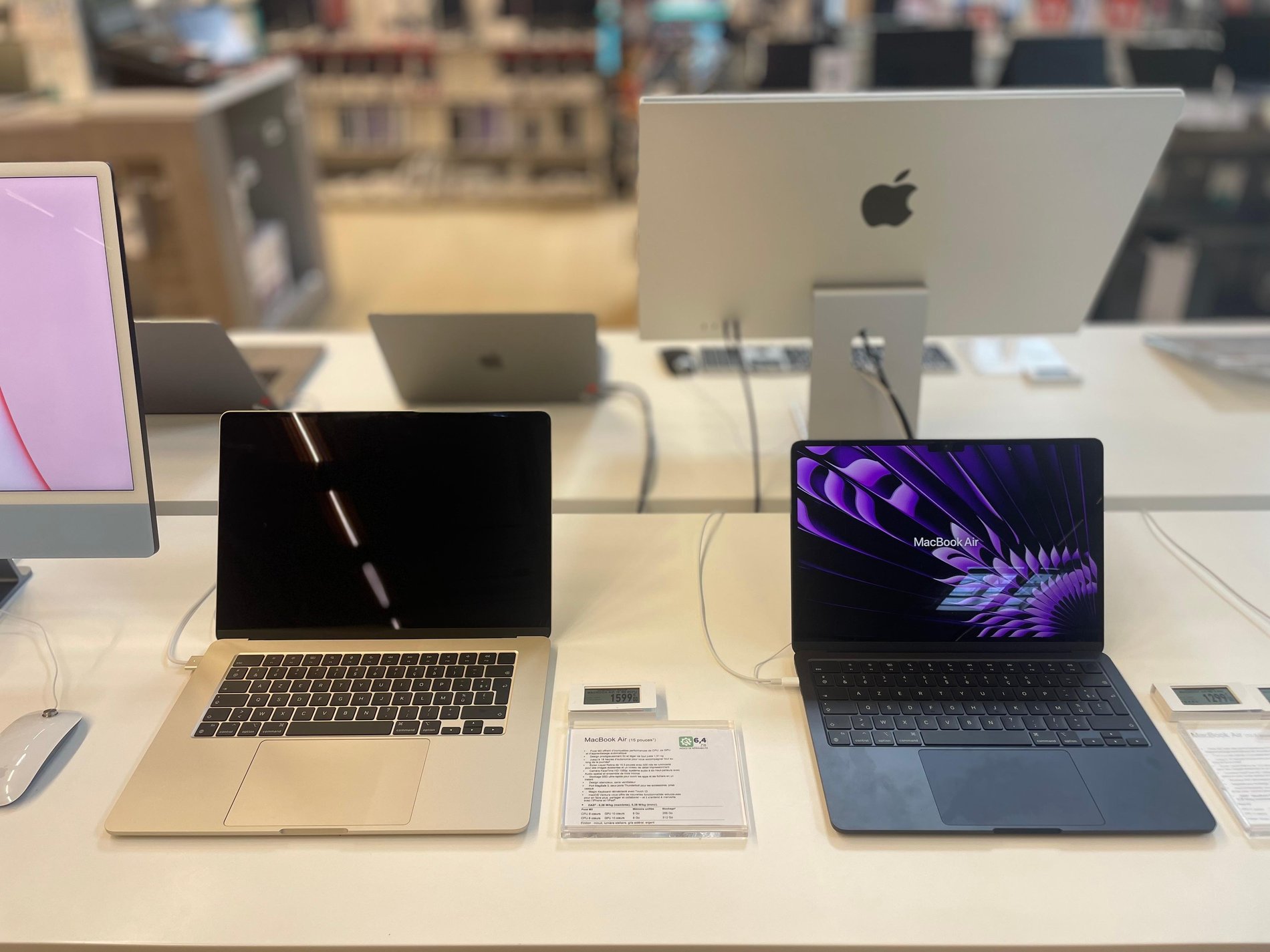 MacBook Air, MacBook Air 15", MacBook Air M1, MacBook Air M2, MacBook Air 13" dans votre magasin Boulanger Saint-Nazaire Trignac