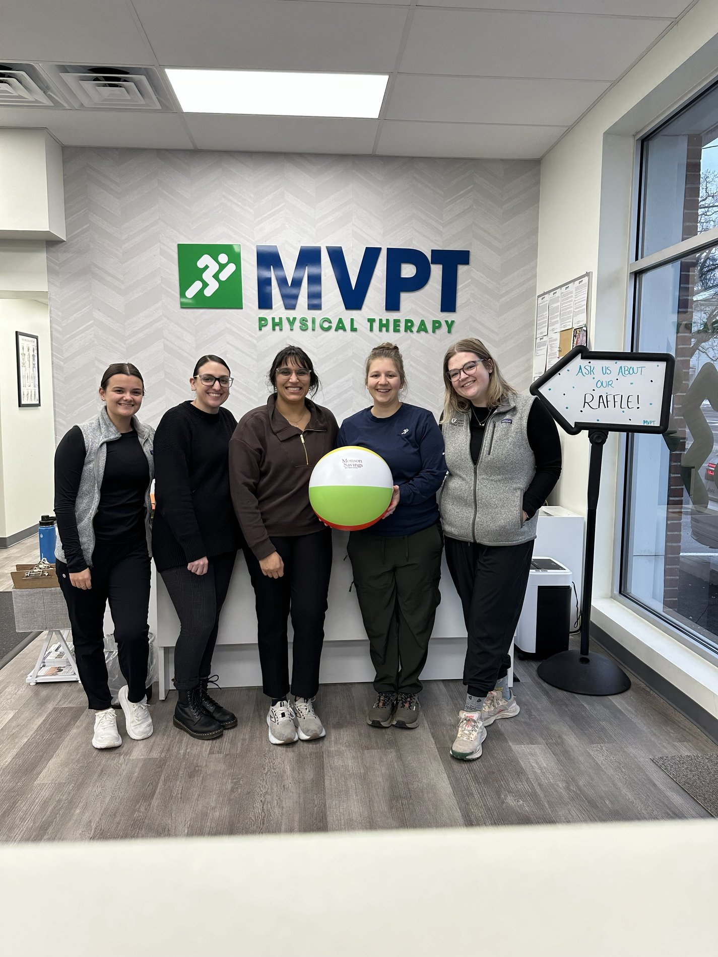 MVPT Physical Therapy East Longmeadow MA patient care team photo