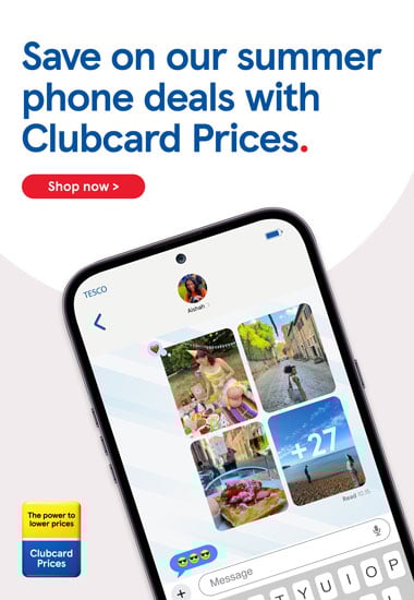 Save on summer phone deals with Clubcard at Tesco Mobile