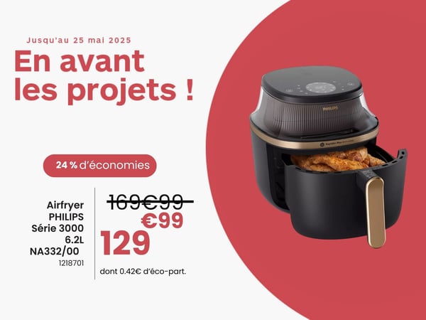 Airfryer PHILIPS Airfryer Série 3000 6.2L NA332/00