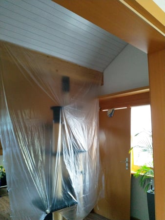 Bauteile/Einrichtungen schützen, sauberes Abdecken ist das A u. O. für sauber ausgeführte Malerarbeiten