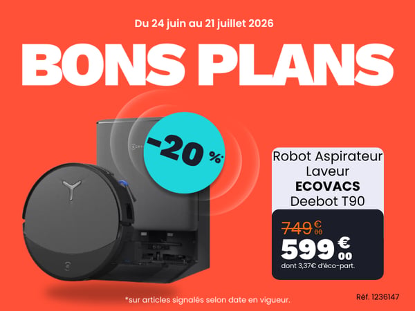 Robot Aspirateur Laveur ECOVACS Deebot T90 Pro Omni