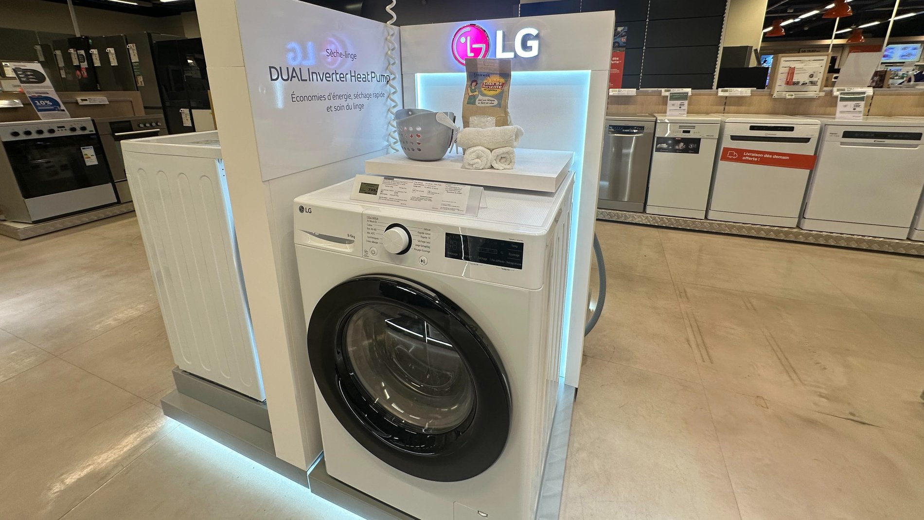 Lave linge séchant LG.