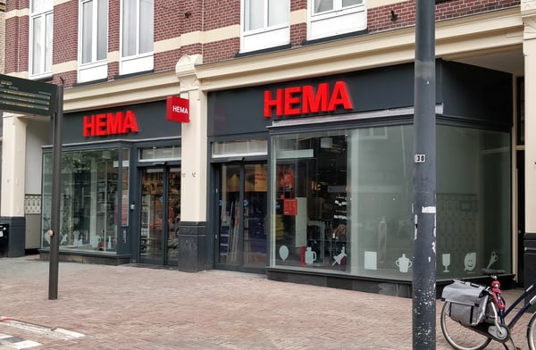 Voorkant HEMA Utrecht Nachtegaalstraat