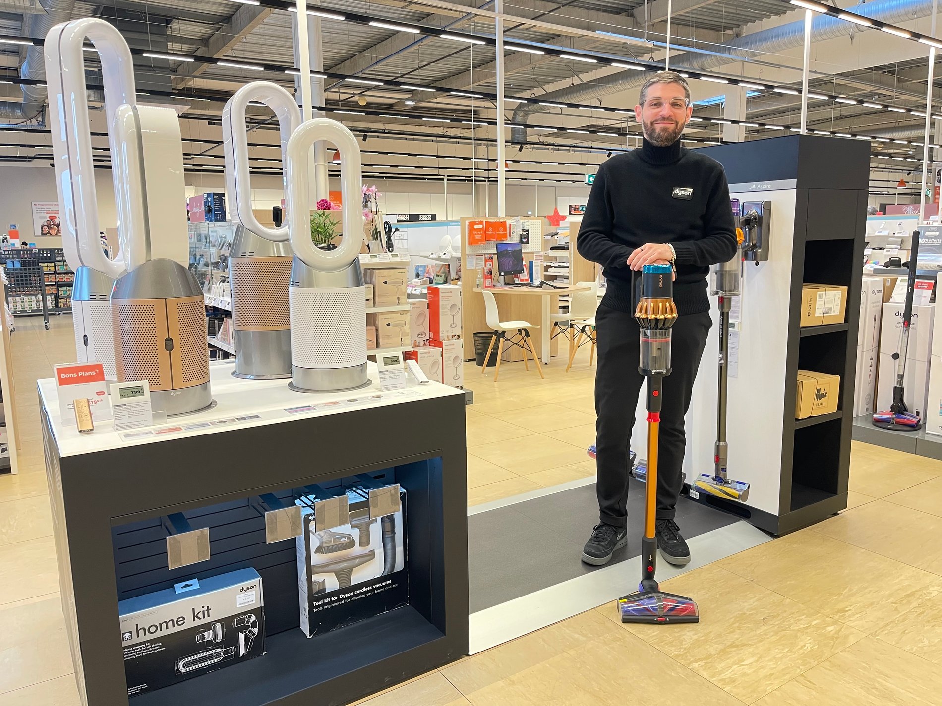 purificateur, chauffage et ventilateur dyson chez boulanger nantes atlantis st herblain