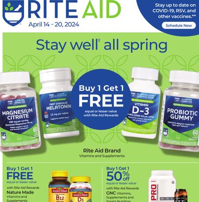 Rite Aid Weekly Ad - April 14th - April 20th