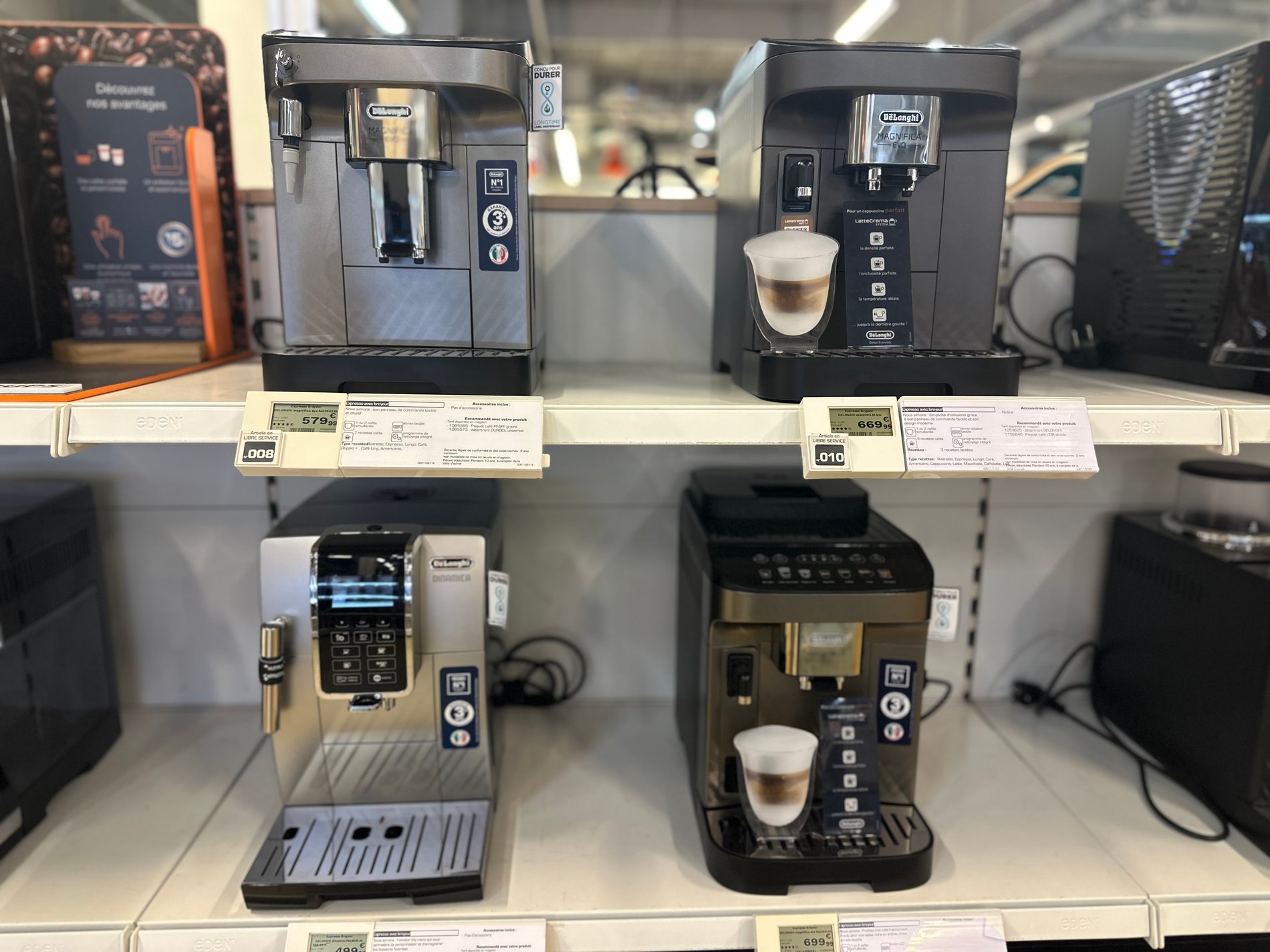 La gamme Delonghi chez Boulanger La Valentine