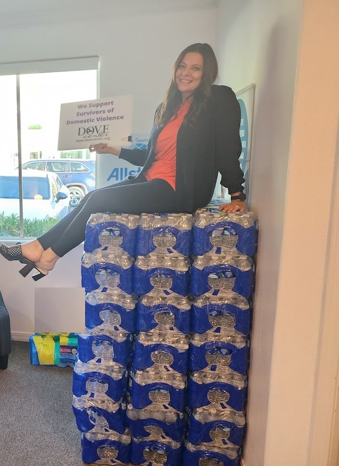 Annual Donation Drive for the Dove Center.
