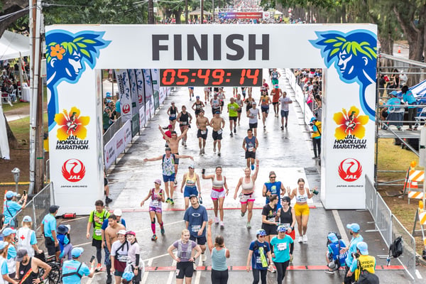 JALホノルルマラソン写真：© HM-A / HONOLULU MARATHON