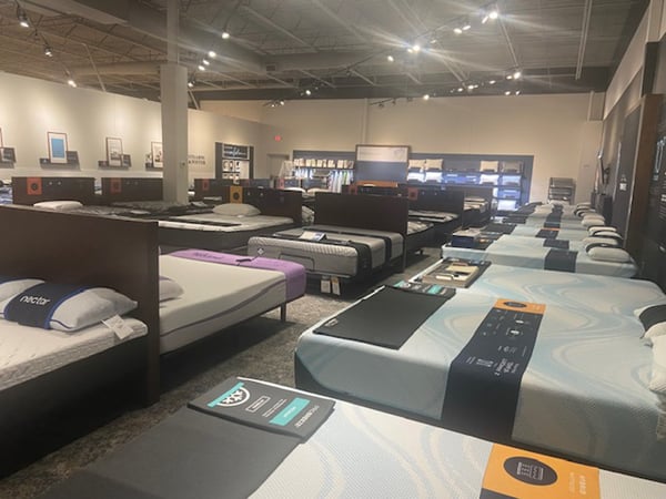 Eagan Slumberland Furniture mattress section