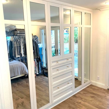 custom built and locally made custom closet