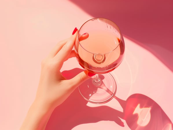 Rosé Holiday Seasonal Manicure and Pedicure