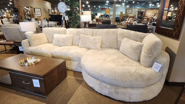 Cedar Rapids Slumberland Furniture sofa chaise