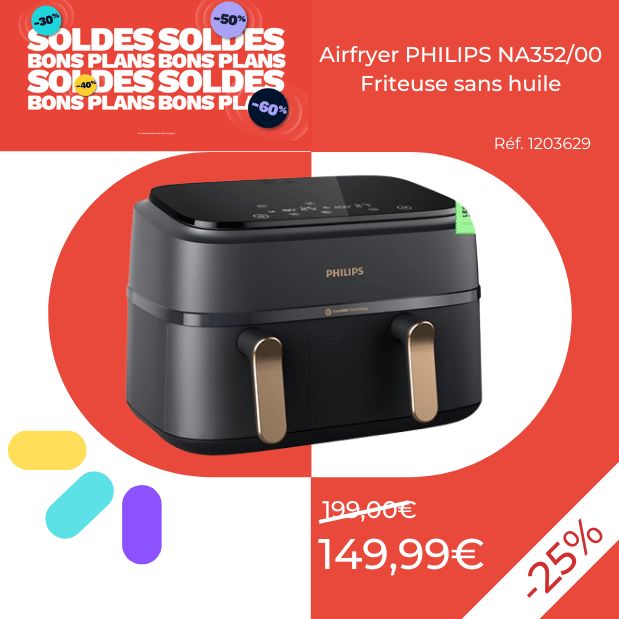 Airfryer PHILIPS NA352/00 Friteuse sans huile