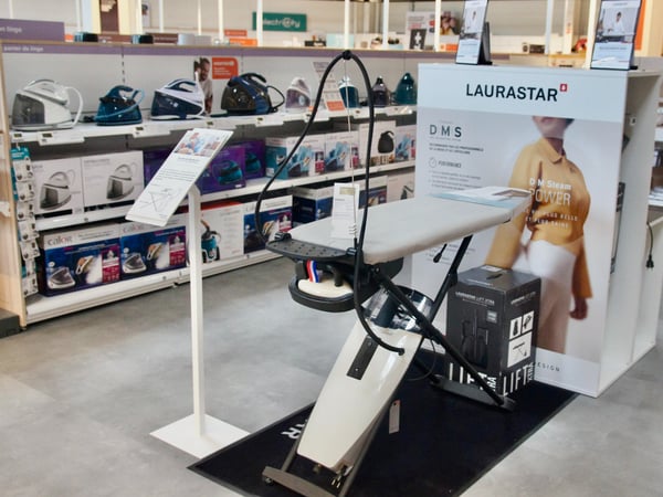 Espace électroménager 
centre de repassage Laurastar
Pressing
Centrales vapeur
fer à repasser
table à repasser

de votre magasin Boulanger Saint-Nazaire - Trignac