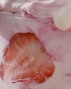 Strawberries & Cream Short, But Sweet Cake zoomed in
