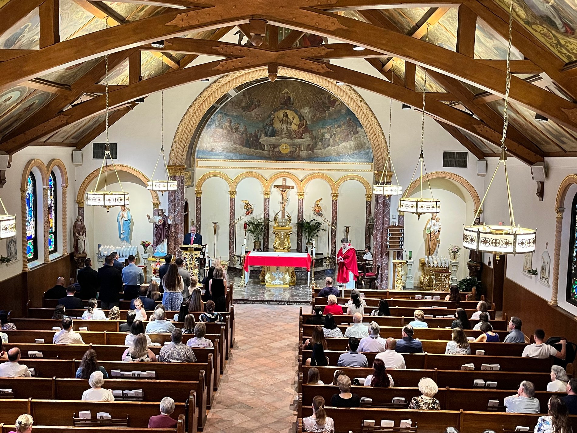 I was proud to present my confirmation class to Father Tom of St Ann's Parish in Raritan NJ this Pentecost.  Go forth!!