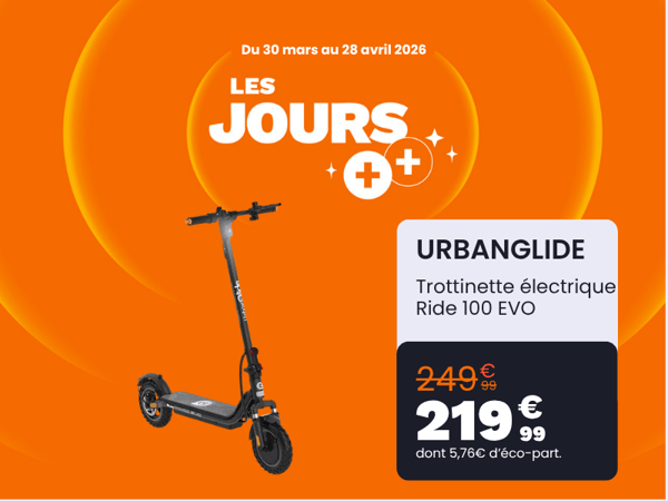 Trottinette électrique URBANGLIDE Ride 100 EVO