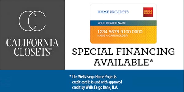 California Closets Wells Fargo Financing