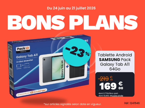 Tablette Android SAMSUNG Pack Galaxy Tab A11 64Go