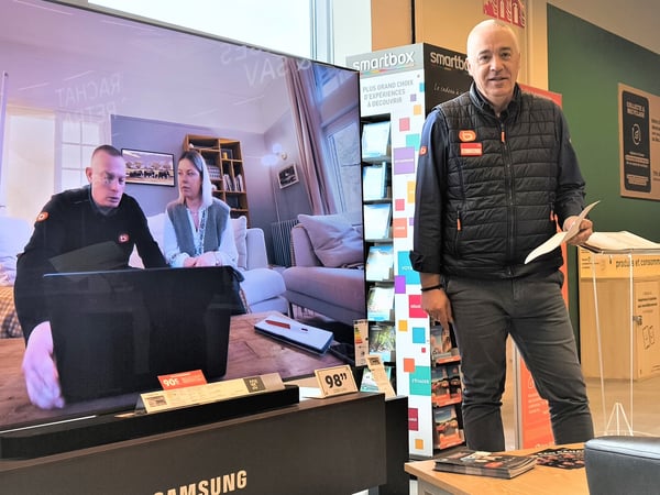 Eric, directeur du magasin Boulanger Langueux.