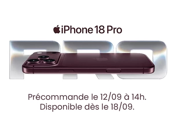 Précommande iPhone 18 Pro et iPhone 18 Pro Max chez Boulanger Toulon - La Garde