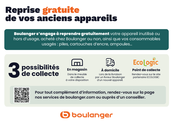 Donnez une seconde vie à vos anciens appareils électroménagers dans votre magasin Boulanger Fléville.