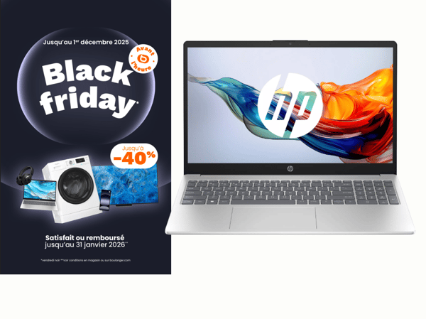 Black Friday sur les ordinateurs portables dans votre Boulanger Draguignan, proche de Lorgues, Le Luc, Vidauban et Le Muy
