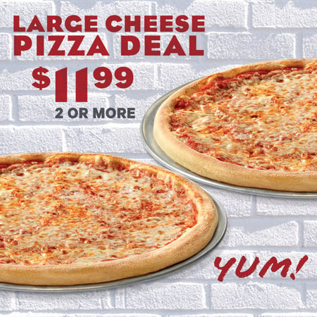 $11.99 Cheese Pizza Deal Image