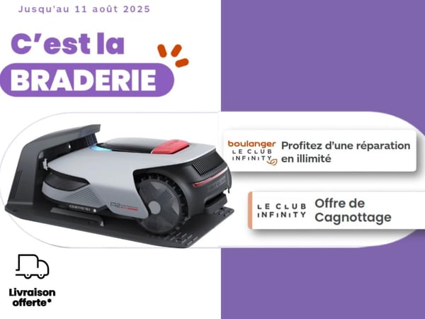 Tondeuse robot Dreame A2 : un gazon parfait sans effort chez Boulanger Pau-Lons