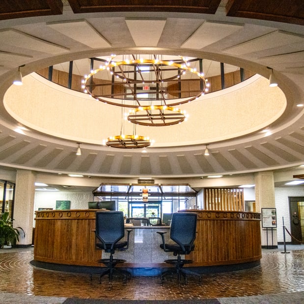 Interior of Great Southern Bank on East Battlefield.