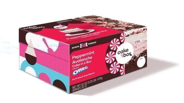 Peppermint Avalanche Cake in a Box