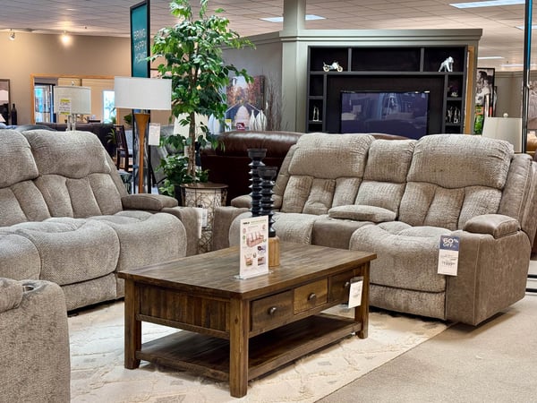 Eau Claire Slumberland Furniture reclining loveseat