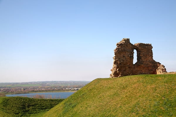 Ruin of medieval Sandal Castle