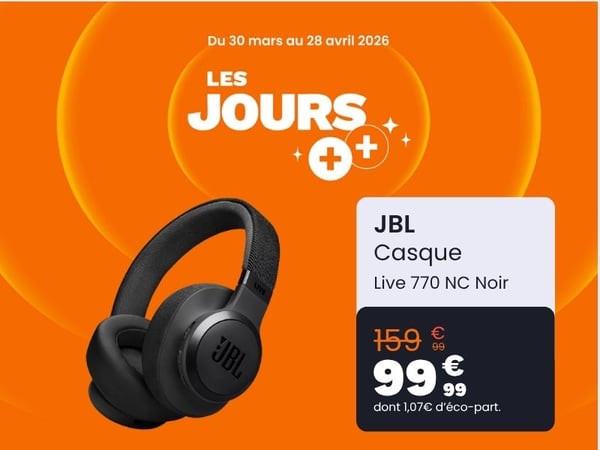 Casque JBL Live 770 NC Noir
