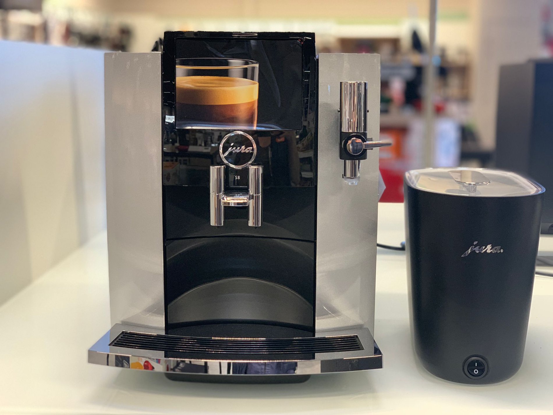 Expresso Broyeur Jura S8 Moonlight Silver