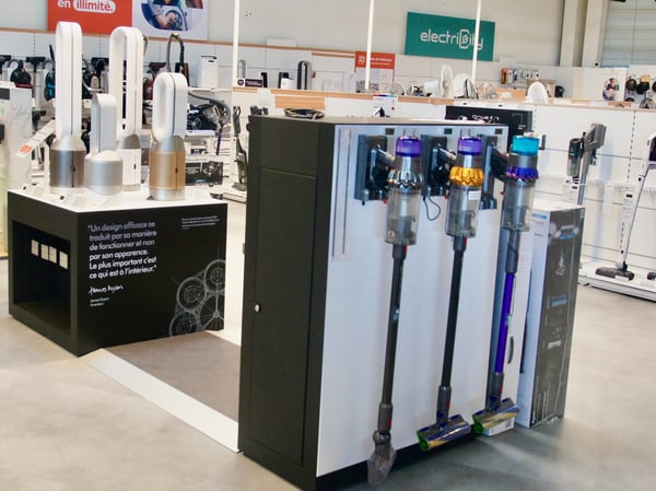 Espace électroménager 
Aspirateurs Dyson,
Ventilateurs Dyson,
Purificateurs d'air Dyson
Sèche-linges Miele
de votre magasin Boulanger Saint-Nazaire - Trignac