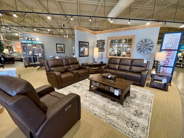 Champaign Slumberland Furniture LaZboy sofas