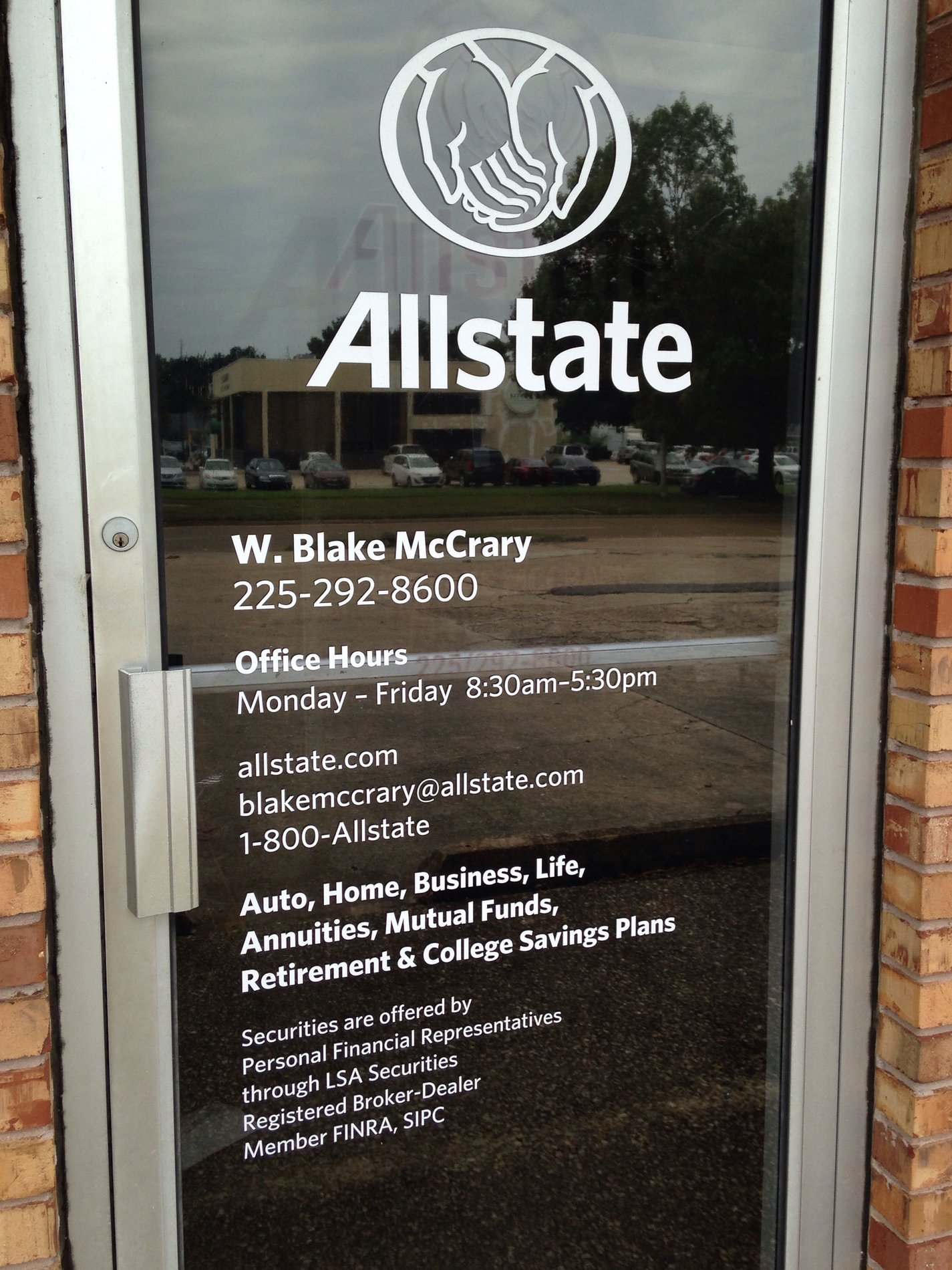 Allstate Car Insurance in Baton Rouge, LA W. Blake McCrary