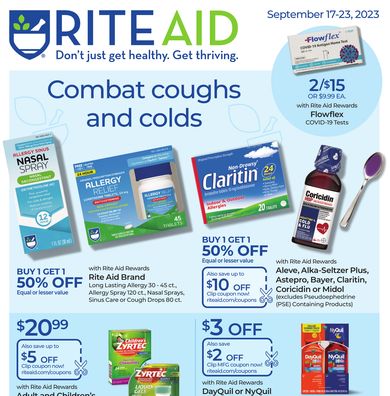 Rite Aid Weekly Ad - Sept 17th - Sept 23rd