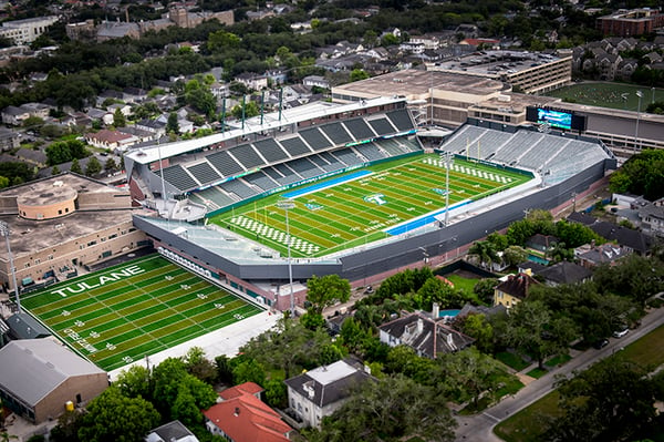 See what Yulman Stadium now shares with AT&T Stadium, home of the Dallas  Cowboys, Tulane