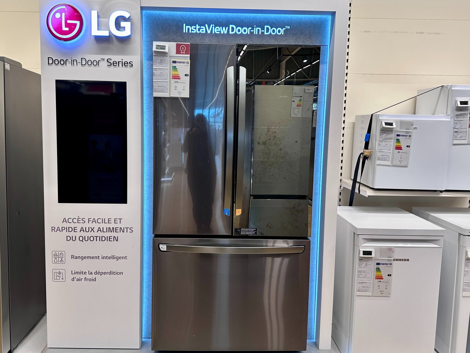 réfrigérateur multiportes LG instaview découvrez le dans votre magasin Boulanger saint Etienne Villars